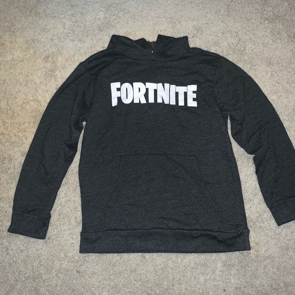“FORTNITE” Grey Sweatshirt Boys Size Large